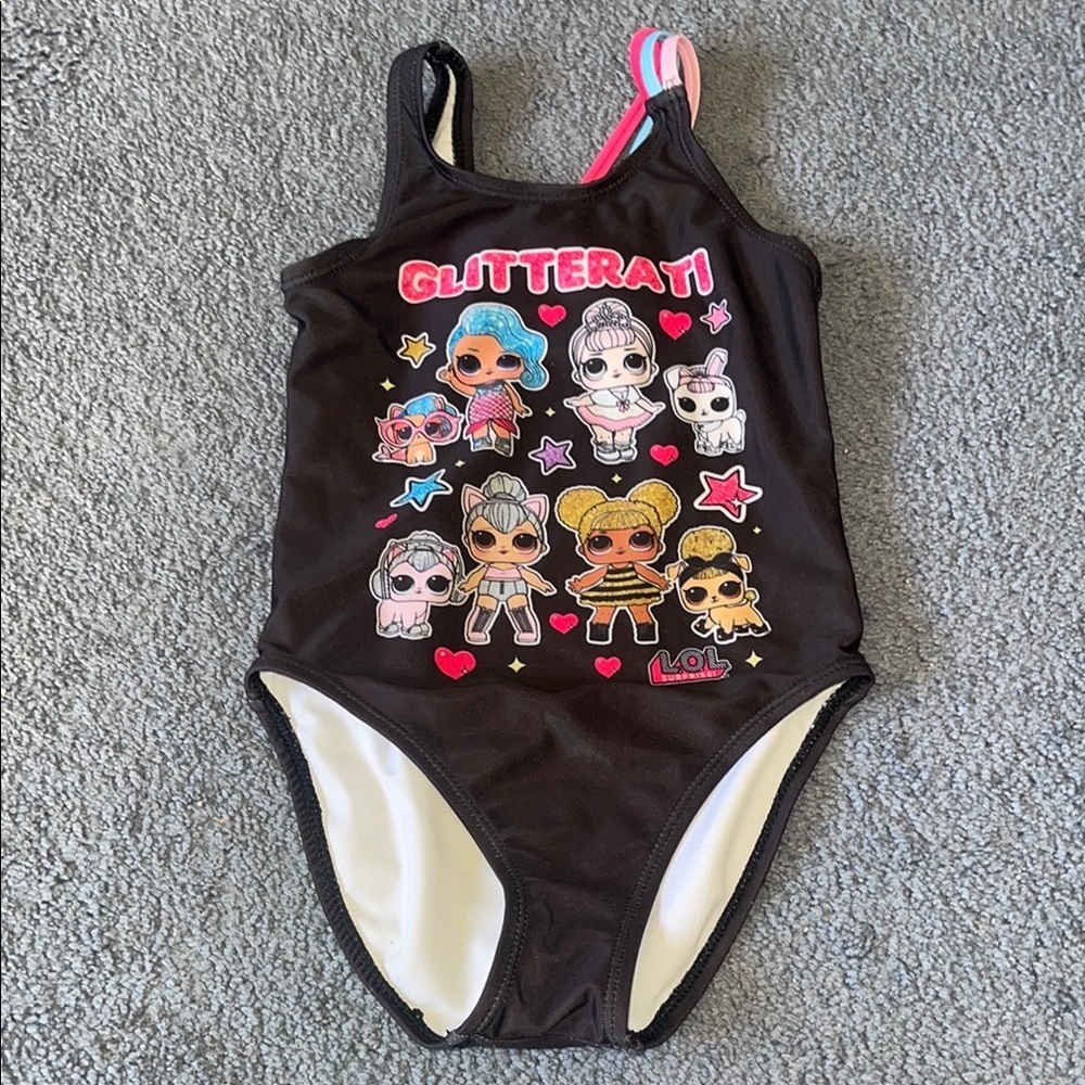 L.O.L. Surprise! Black Glitterati Kids Swimsuit